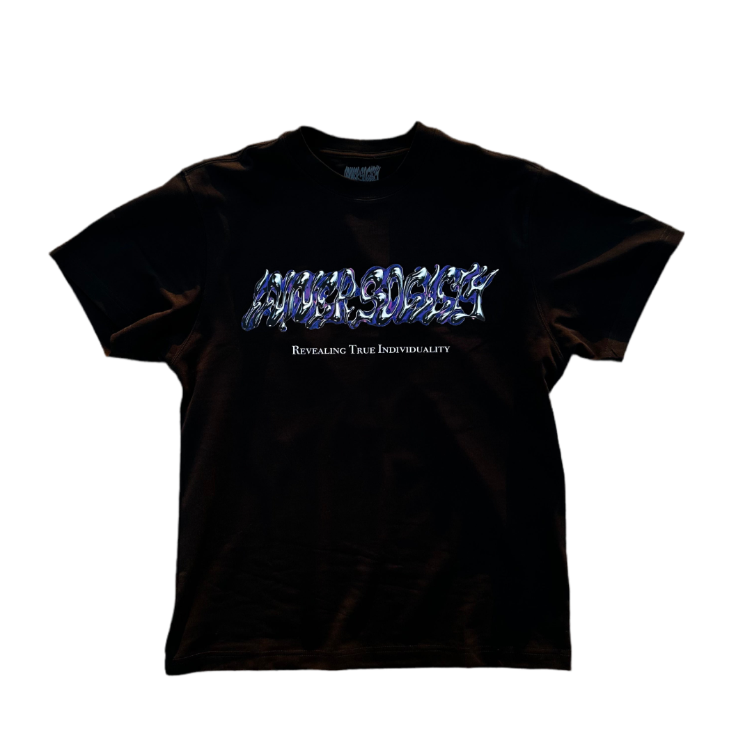 "INNER SOCIETY" CHROME TEE - PURP