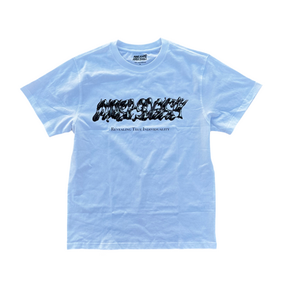 "INNER SOCIETY" CHROME TEE - WHITE