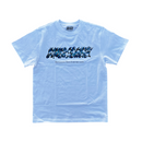 "INNER SOCIETY" CHROME TEE - AQUA